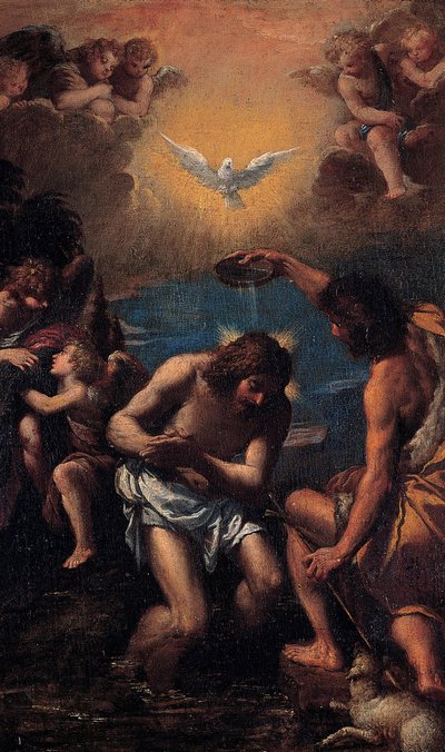 Taufe Christi von Sigismondo Scarsellino